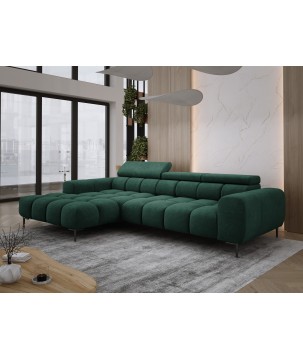 Narożnik PLAZA MINI Lewostronny w tkaninie CLOUD 39 WERSAL