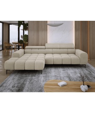 Narożnik PLAZA MINI Lewostronny w tkaninie CLOUD 03 WERSAL