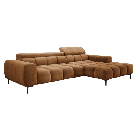 Narożnik PLAZA MINI Prawostronny w tkaninie EDEN 10 WERSAL