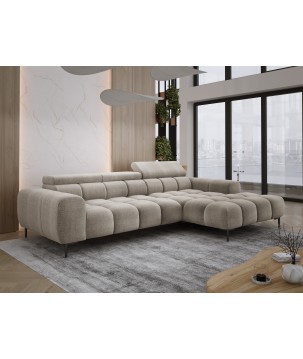 Narożnik PLAZA MINI Prawostronny w tkaninie EDEN 04 WERSAL