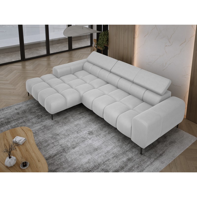 Narożnik PLAZA MINI Lewostronny w tkaninie SOLAR 80 WERSAL