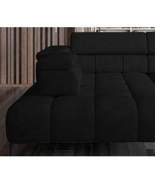 Narożnik PLAZA L Lewostronny w tkaninie Solar 99 WERSAL