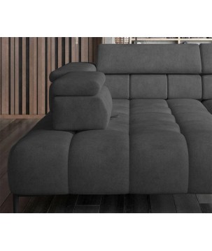 Narożnik PLAZA L Prawostronny w tkaninie Solar 96 WERSAL