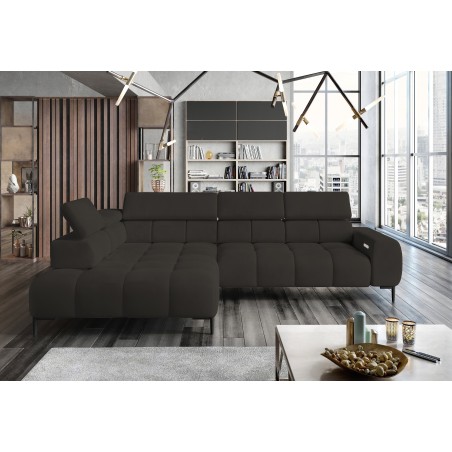 Narożnik PLAZA L Lewostronny w tkaninie Solar 28 WERSAL