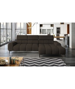 Narożnik PLAZA Mini Prawostronny w tkaninie Salvador 04 WERSAL