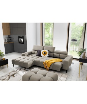 Narożnik PLAZA Mini Lewostronny w tkaninie Solar 16 WERSAL