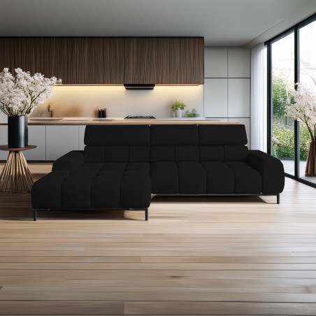 Narożnik PLAZA Mini Lewostronny w tkaninie Solar 99 WERSAL