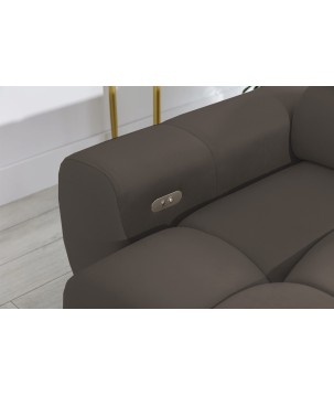 Narożnik PLAZA Mini Prawostronny w tkaninie Solar 28 WERSAL