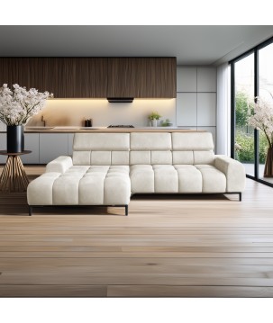 Narożnik PLAZA Mini Lewostronny w tkaninie Solar 03 WERSAL