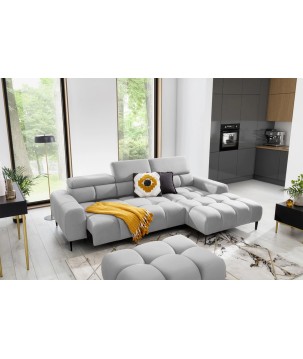 Narożnik PLAZA Mini Prawostronny w tkaninie Solar 80 WERSAL