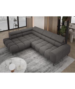 Narożnik PLAZA L Lewostronny w tkaninie Promocyjnej APHRODITE 22 WERSAL