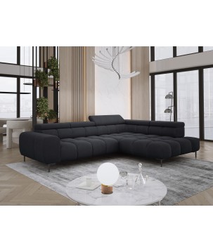 Narożnik PLAZA L Prawostronny w tkaninie Promocyjnej APHRODITE 23 WERSAL