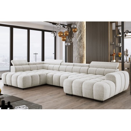 Narożnik BULL XL Lewostronny z elektryczną funkcją regulacji tkanina Eden 01 WERSAL