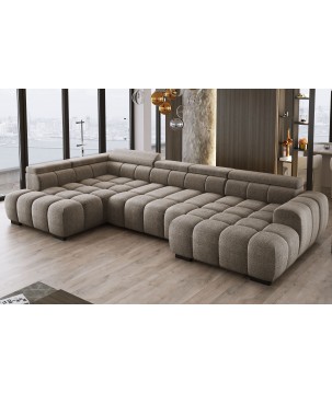 Narożnik BULL XL Lewostronny z elektryczną funkcją regulacji tkanina Eden 04 WERSAL