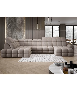 Narożnik TOLLO XL Lewostronny Elektryczna regulacja Tkanina ANTHOLOGY 06 WERSAL