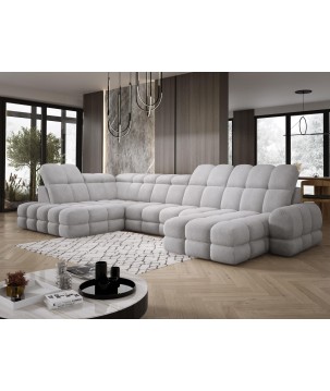 Narożnik TOLLO XL Lewostronny Elektryczna regulacja Tkanina ANTHOLOGY 17 WERSAL