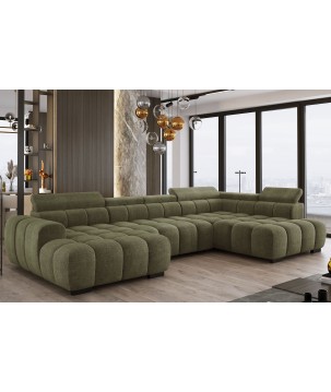 Narożnik BULL XL Prawostronny z elektryczną funkcją regulacji tkanina Eden 12 WERSAL