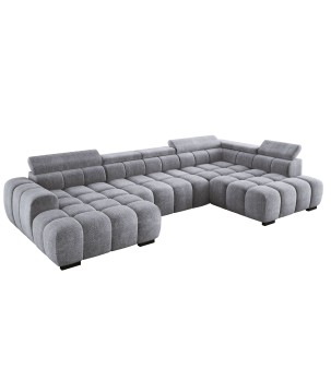 Narożnik BULL XL Prawostronny z elektryczną funkcją regulacji tkanina Eden 18 WERSAL