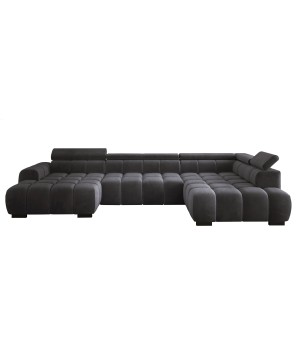 Narożnik BULL XL Prawostronny z elektryczną funkcją regulacji tkanina Salvador 15 WERSAL