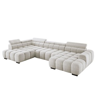 Narożnik BULL XL Lewostronny z elektryczną funkcją regulacji tkanina Eden 01 WERSAL