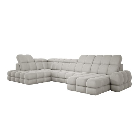 Narożnik TOLLO XL Lewostronny Elektryczna regulacja Tkanina SOLAR 03 WERSAL