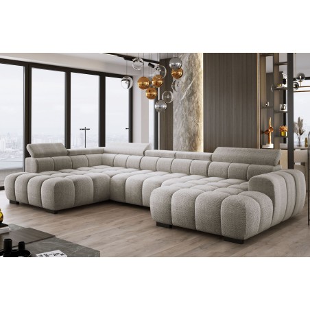 Narożnik BULL XL Lewostronny z elektryczną funkcją regulacji tkanina Eden 07 WERSAL