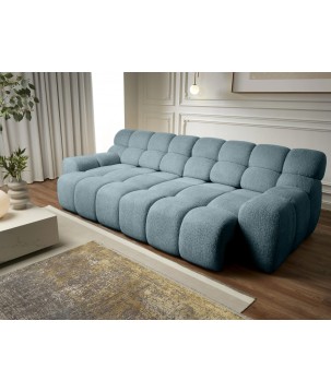 Kanapa Sofa Bigsofa CAMPILE Wersal elektryczne wysuwane siedzisko w tkaninie EDEN 14 WERSAL