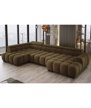 Narożnik BULL XL Lewostronny z elektryczną funkcją regulacji tkanina Salvador 10 WERSAL