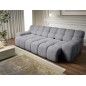 Kanapa Sofa Bigsofa CAMPILE Wersal elektryczne wysuwane siedzisko w tkaninie EDEN 18 WERSAL