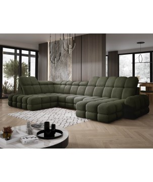 Narożnik TOLLO XL Lewostronny Elektryczna regulacja Tkanina ANTHOLOGY 12 WERSAL