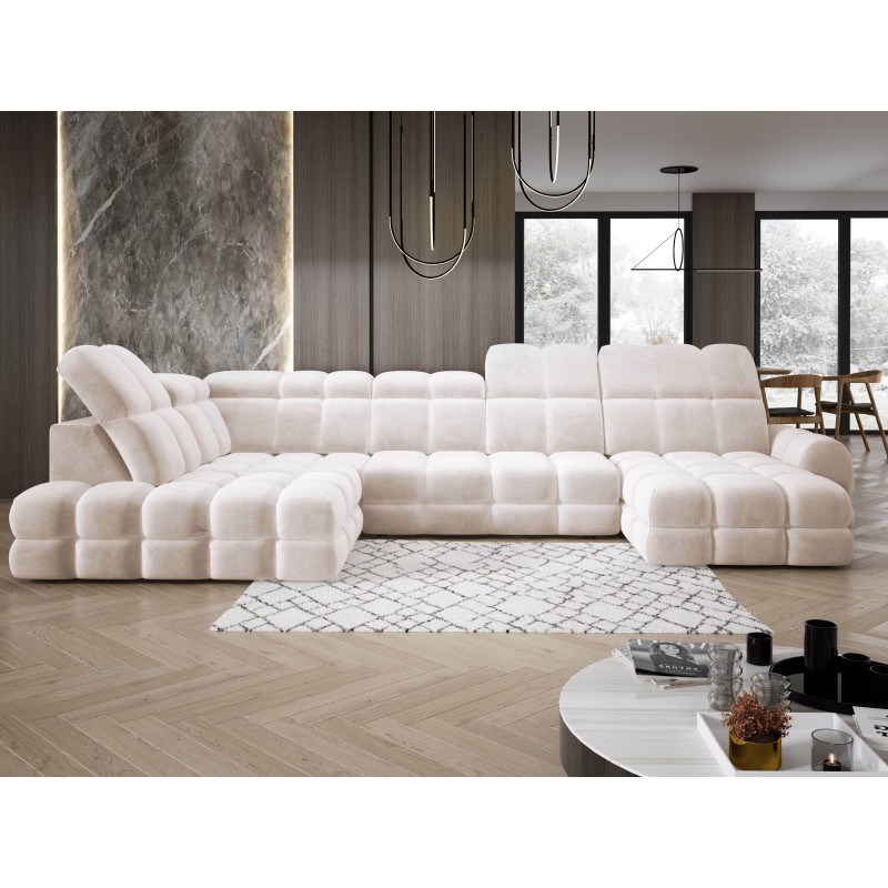 Narożnik TOLLO XL Lewostronny Elektryczna regulacja Tkanina SALVADOR 01 WERSAL