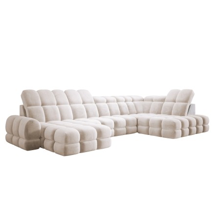 Narożnik TOLLO XL Prawostronny Elektryczna regulacja Tkanina SALVADOR 01 WERSAL