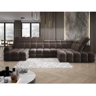 Narożnik TOLLO XL Prawostronny Elektryczna regulacja Tkanina SALVADOR 04 WERSAL