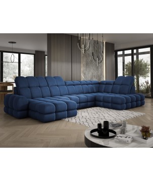 Narożnik TOLLO XL Prawostronny Elektryczna regulacja Tkanina SOLAR 79 WERSAL