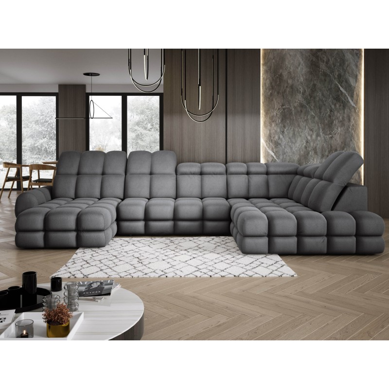 Narożnik TOLLO XL Prawostronny Elektryczna regulacja Tkanina SOLAR 96 WERSAL