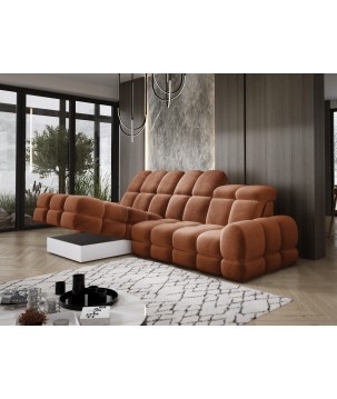 Narożnik TOLLO MINI S Lewostronny Elektryczna regulacja Salvador 08 WERSAL