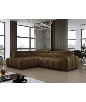 Narożnik BULL L Lewostronny z Elektryczną Regulacją SALVADOR 10 WERSAL