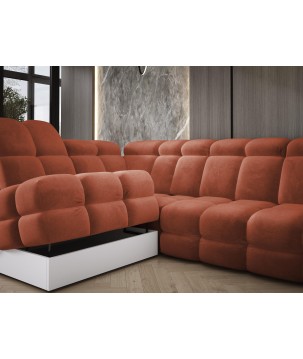 Narożnik TOLLO L Lewostronny Elektryczna regulacja Salvador 07 WERSAL