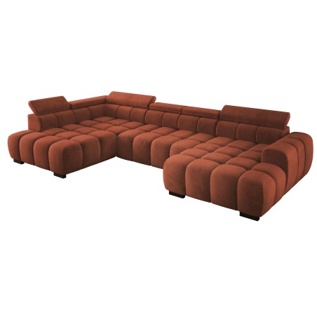 Narożnik BULL XL Lewostronny z elektryczną funkcją regulacji tkanina Salvador 07 WERSAL