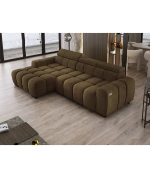 Narożnik OMBO S MINI Lewostronny z Elektryczną Regulacją SALVADOR 10