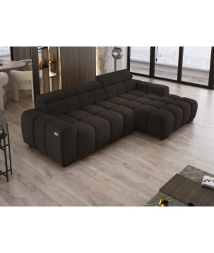 Narożnik OMBO S MINI Prawostronny z Elektryczną Regulacją SALVADOR 04