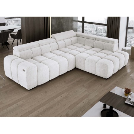 Narożnik BULL L Prawostronny z Elektryczną Regulacją EDEN 01 WERSAL