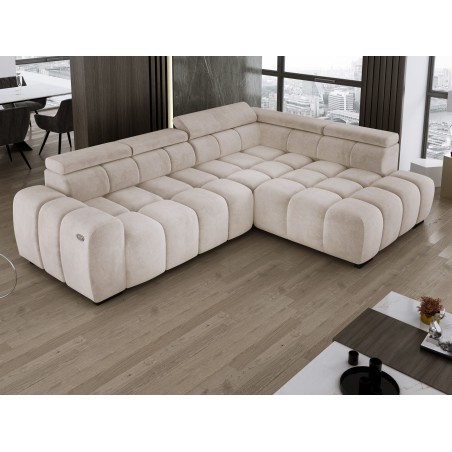 Narożnik BULL L Prawostronny z Elektryczną Regulacją SALVADOR 01 WERSAL