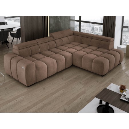 Narożnik BULL L Prawostronny z Elektryczną Regulacją SALVADOR 03 WERSAL