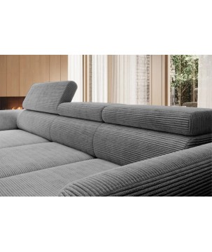 Narożnik ALISSON S/MINI Lewostronny wolnostojący w tkaninie POSO 145 WERSAL