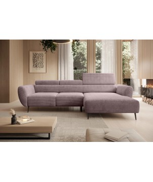 Narożnik ALISSON S/MINI Prawostronny wolnostojący w tkaninie POSO 100 WERSAL