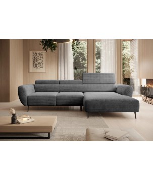 Narożnik ALISSON S/MINI Prawostronny wolnostojąca w tkaninie POSO 145 WERSAL