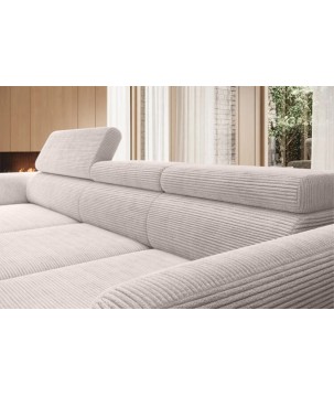 Narożnik ALISSON S/MINI Prawostronny wolnostojąca w tkaninie POSO 14 WERSAL