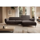 Narożnik ALISSON S/MINI Prawostronny z elektrycznym wysuwem w tkaninie POSO 04 WERSAL