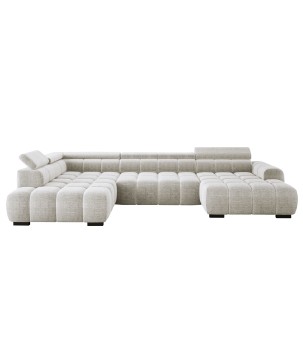 Narożnik BULL XL Lewostronny z elektryczną funkcją regulacji tkanina Eden 01 WERSAL